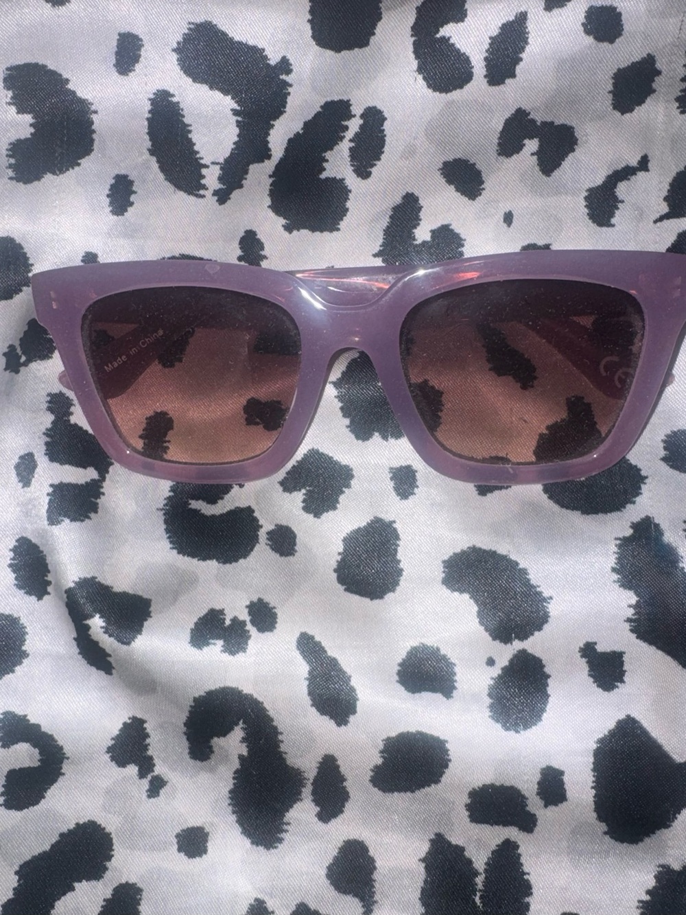 PINK Victoria's Secret Purple Square Frame Sunglasses